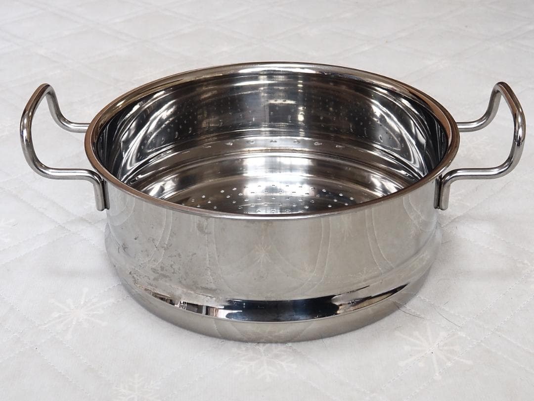 宮崎製作所ジオプロダクト 蒸し器ステンレス鍋 　25cm　3.4ｌ