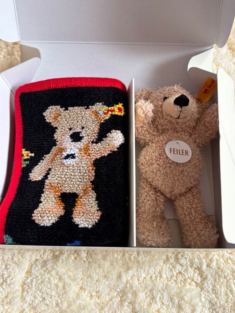 FEILER フェイラー　シュタイフテディベアーズアンドハイジセット　新品 シュタイフテディベアーズアンドハイジセット フェイラー 新品未使用