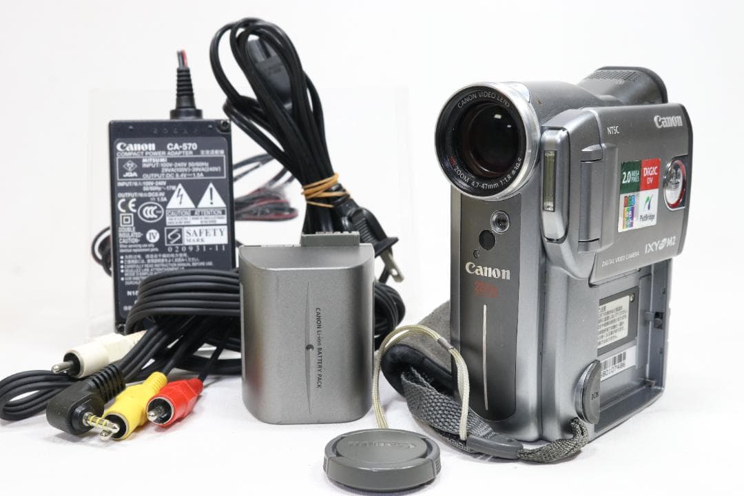 美品】 Canon miniDV ビデオカメラ IXY dv M2 動作確認済 - メルカリ