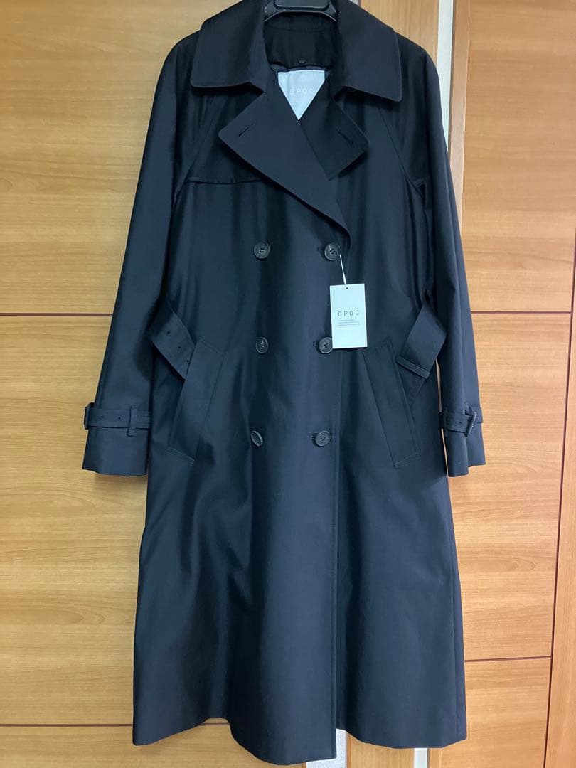 BPQC ネイビー トレンチコート(三越伊勢丹)日本製 ミディ丈トレンチコート | Leilian plus house (Women/大きいサイズ