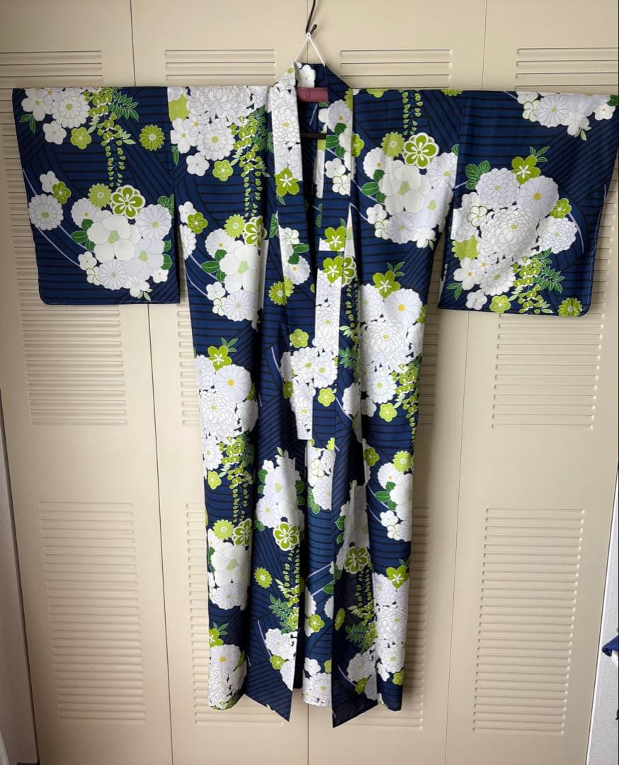 サ*ー様 【未使用】ふりふ　浴衣　夏着物　《オマケ兵児帯付き》