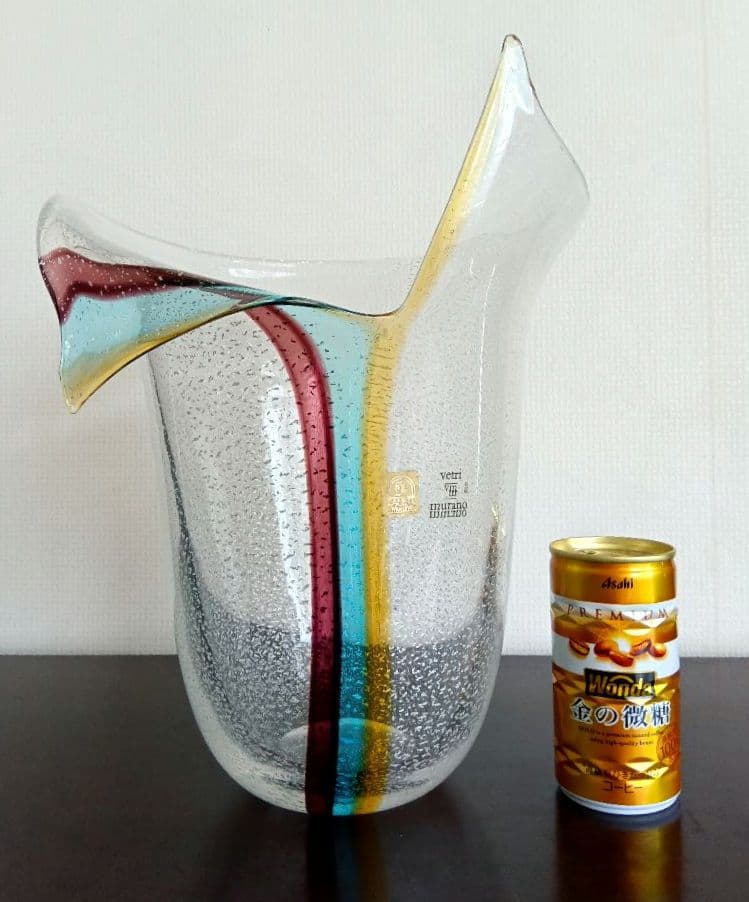 最終価格 ムラーノ ザネッティ MURANO Zanetti 花瓶/置物 楽天市場】イタリア製 ザネッティ社 抽象オブジェ ER / Zanetti Murano