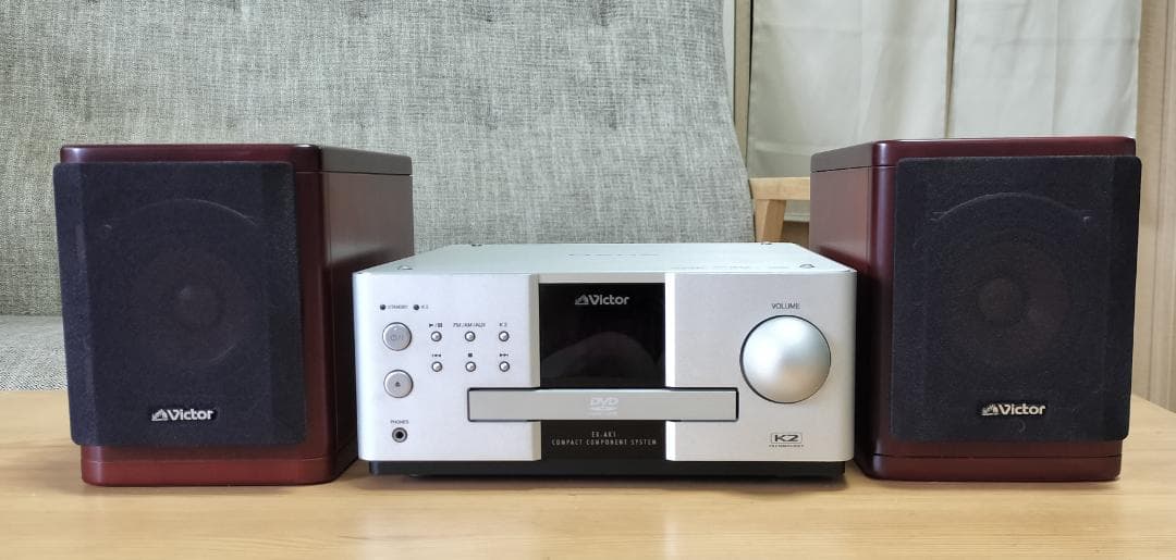 Victor EX-AK1 ウッドコーンスピーカー SP-EXAK1セット コンパクトコンポーネントDVDシステムEX-AK1製品情報 | JVC