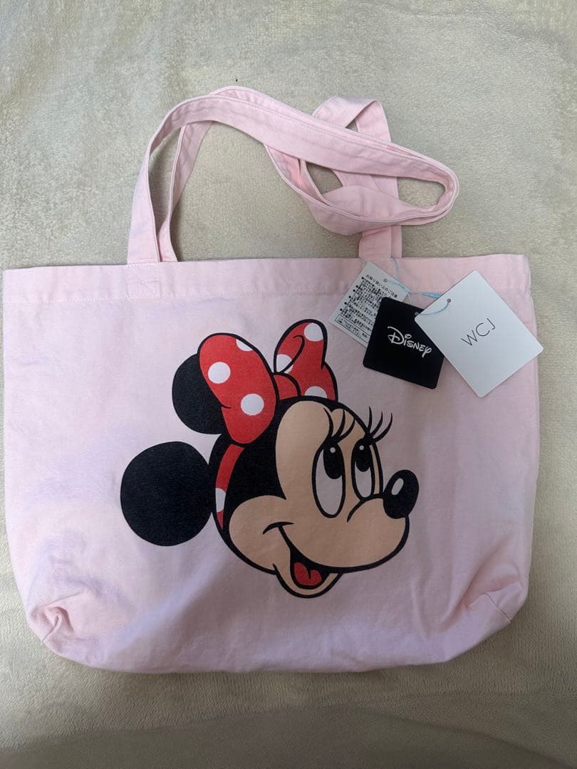 wcj Disney ミニーマウス WIDE TOTE BAG ピンク 若槻千夏 - メルカリ