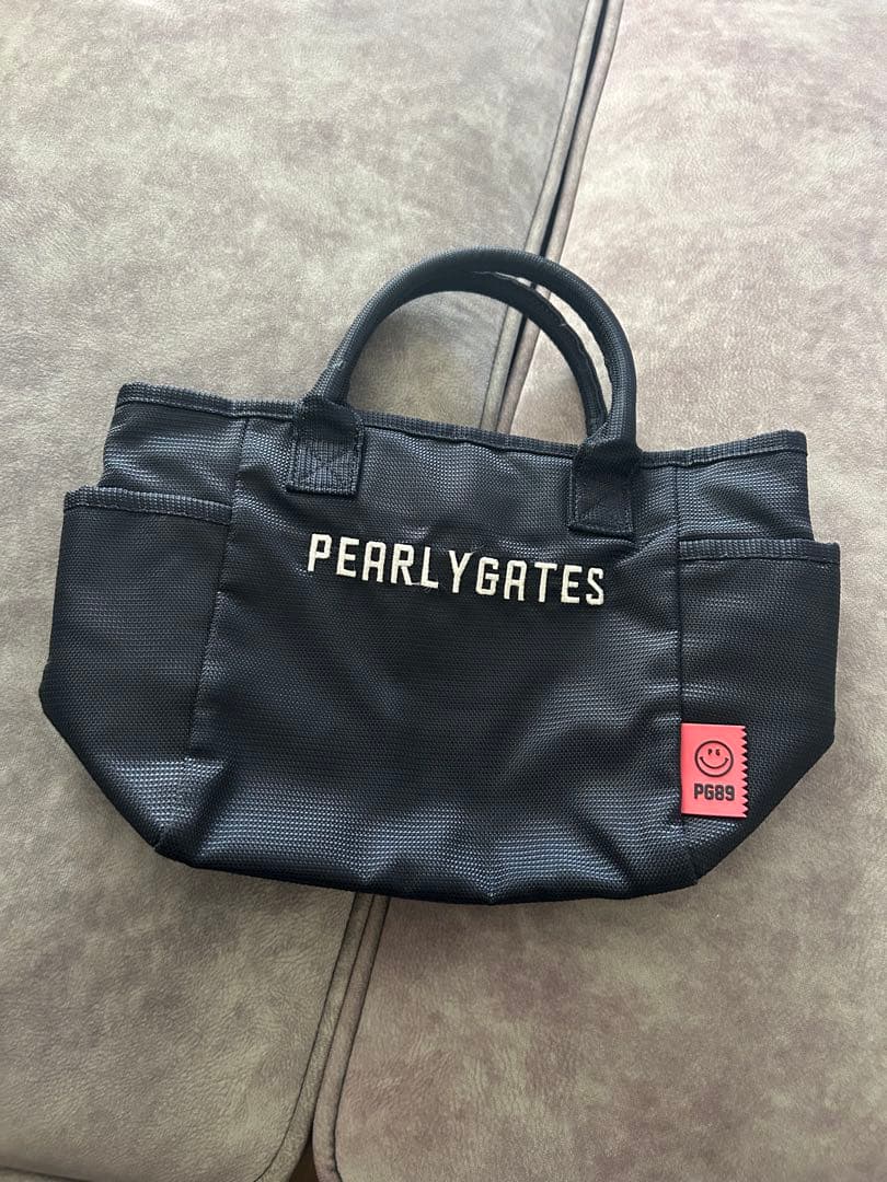 PEARLY GATES ブラック トートバッグ - メルカリ
