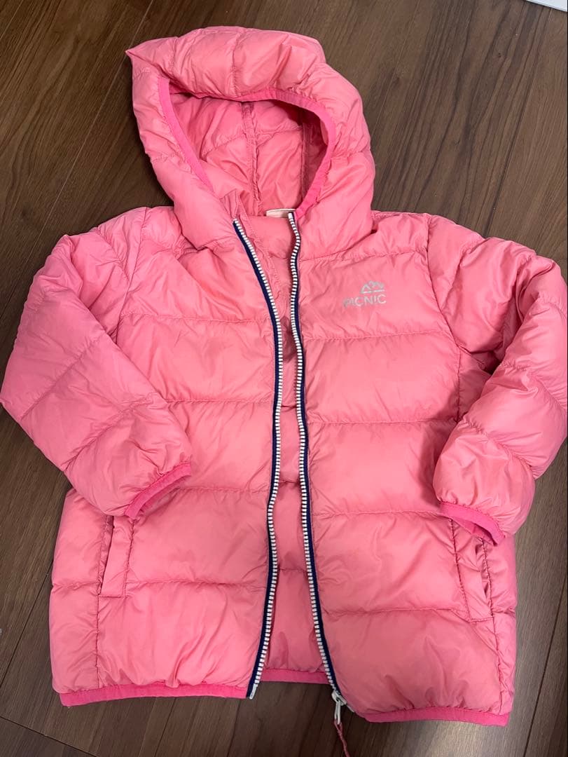 ミキハウス PICNIC ダウンジャケット ピンク 120 - メルカリ