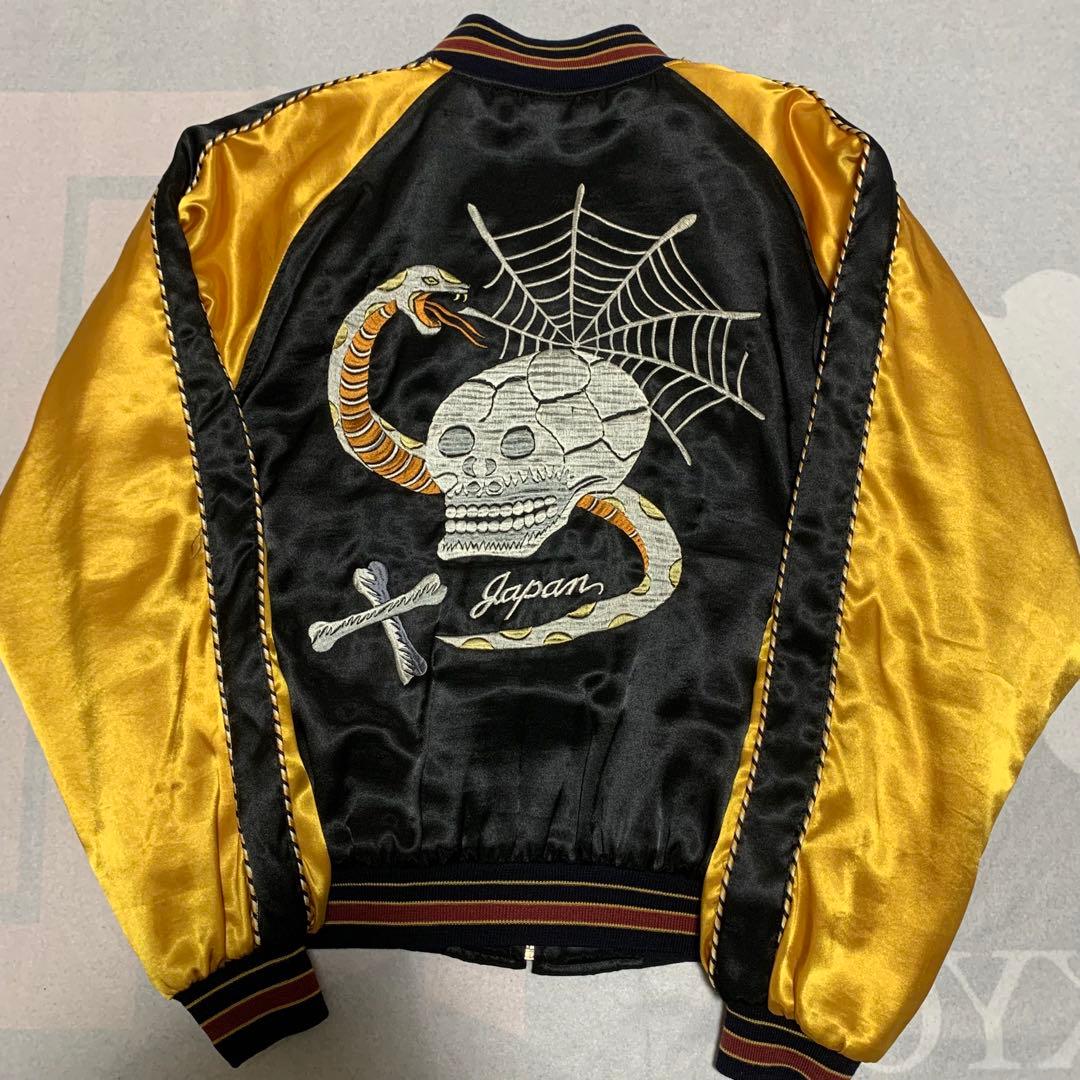 希少80s90s Number スカル ドクロ スカジャン スーベニアジャケット NEIGHBORHOOD 'SOUVENIR / CR-JKT'スーベニアジャケット スカジャン