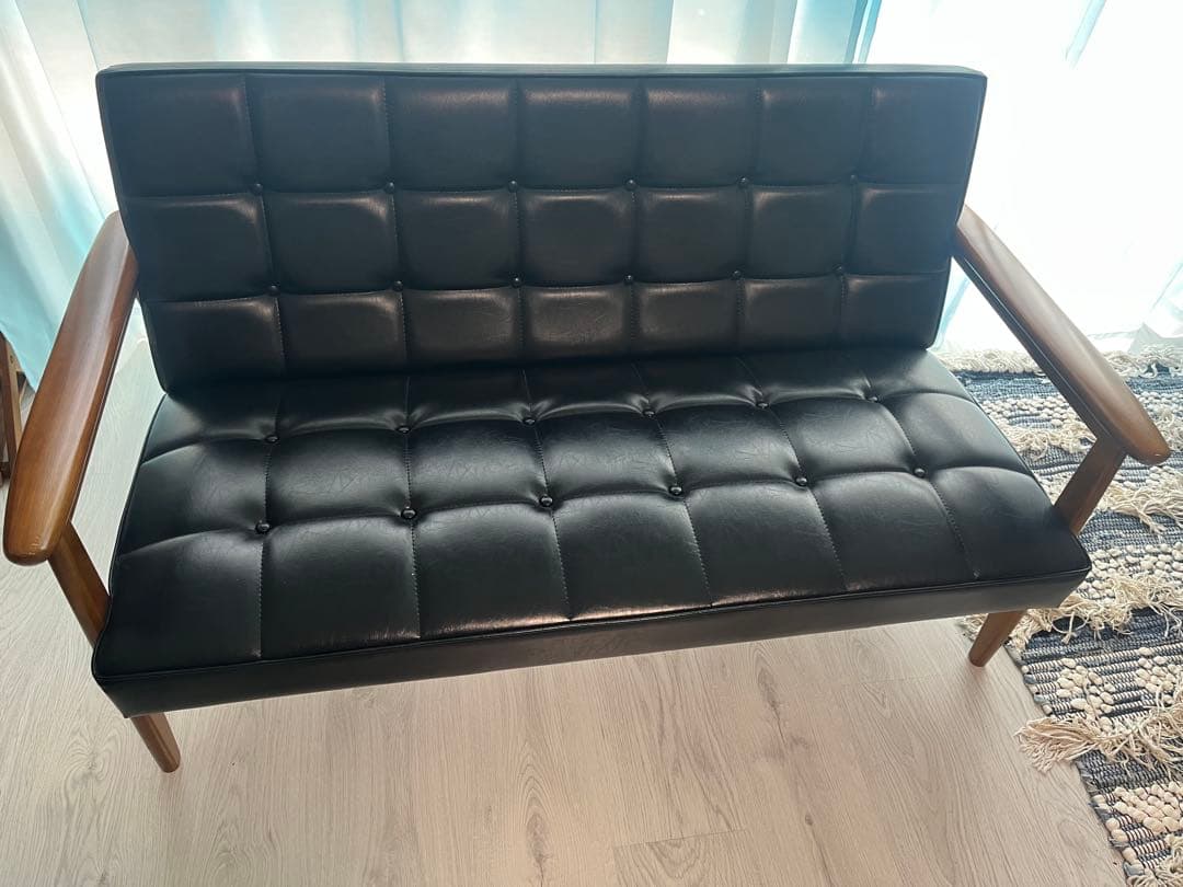 カリモクKチェア2シーター　ブラック Kチェア 2シーター | カリモク60 | MIX life-style（ミックスライフ