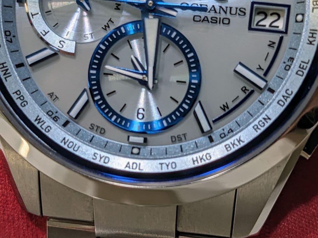 レアカラー極美品】☆CASIO OCEANUS OCW-T2600-2AJF☆ K107124567