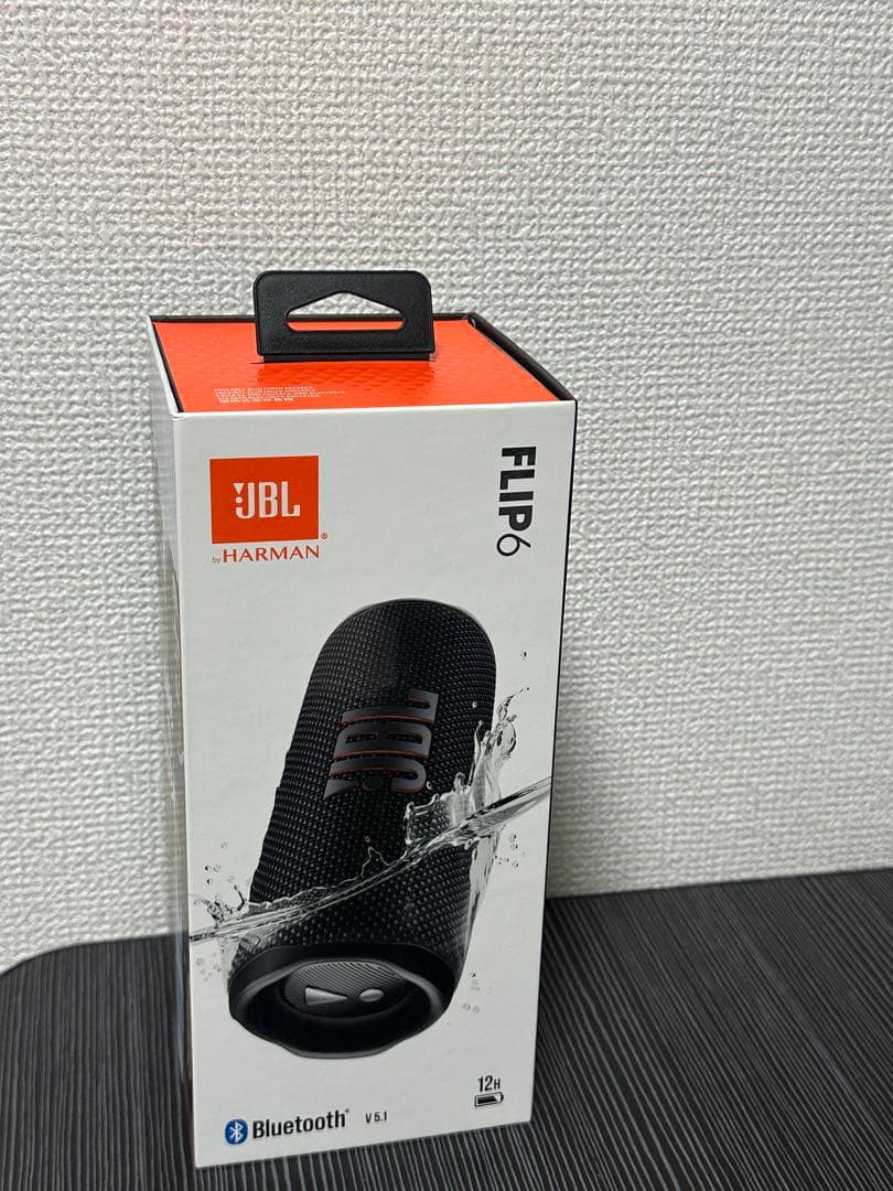 新品未開封JBL FLIP6 ブラック　ワイヤレススピーカー 楽天市場】【スーパーSALE6倍】 【ブラックフライデー】 JBL FLIP6