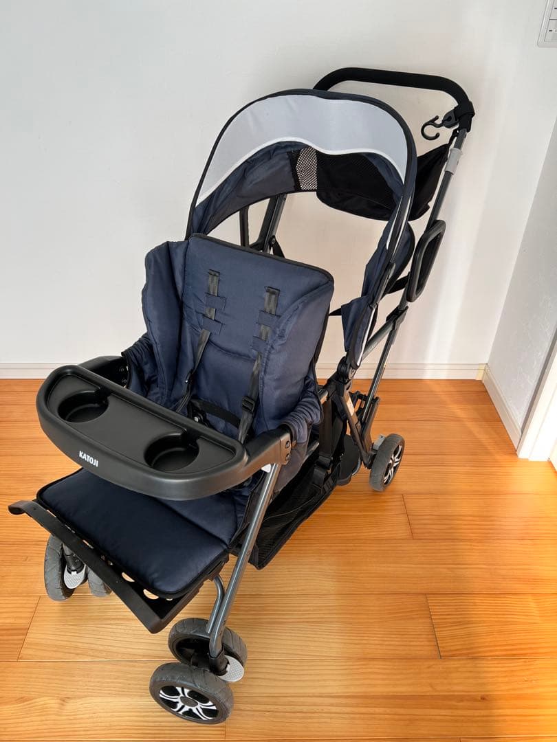 KATOJI ダブルベビーカー 二人でゴー カトージ（KATOJI） ベビーカー 二人でゴー ネイビー ベージュ 選べる