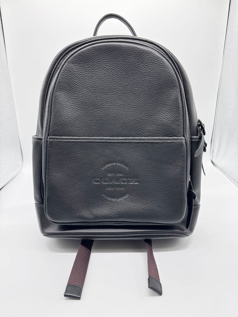 コーチ COACH バッグ リュック バックパック 黒 COACH（コーチ） 【COACH】コーチ レザー ミニリュック Wポケット