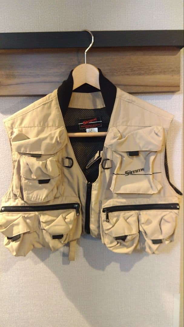 Simmsヴィンテージマスターベスト斜めロゴ Yahoo!オークション -「simms シムス ベスト」(フィッシング) の落札