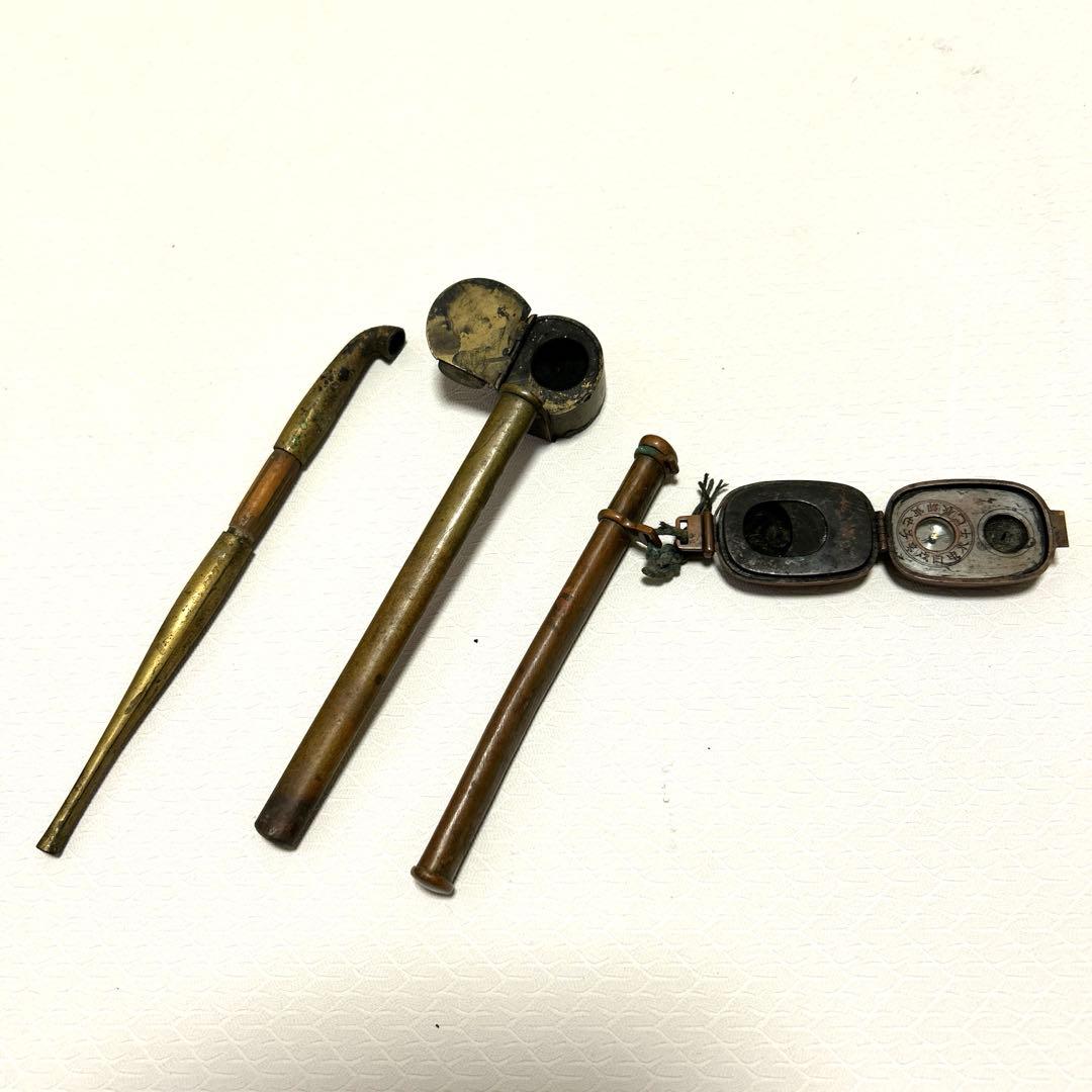 矢立方位磁針付き、矢立、キセル3点セット　骨董　レトロ 2026年最新】Yahoo!オークション -矢立ての中古品・新品・未使用品一覧