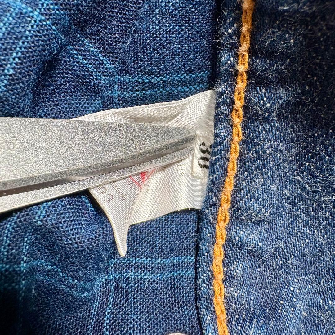 美品】桃太郎ジーンズ 銅丹レーベル インディゴデニム 30 藍布屋