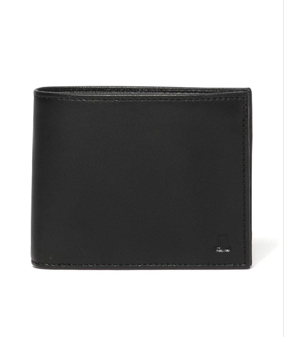 LANVIN 二つ折り財布 ブラック ネイビー箱付き ランバンオンブルー LANVIN en Bleu 財布 二つ折り メンズ 本革 小銭