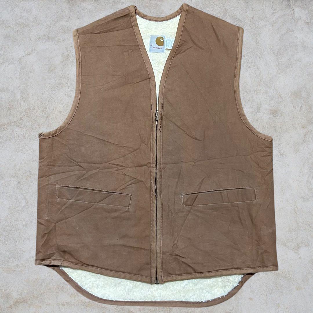 USA製！推定70s『Carhartt』カーハート　ダックベスト　ワークベスト Carhartt（カーハート） ベストメンズ Duck Vest ダック ワークベスト