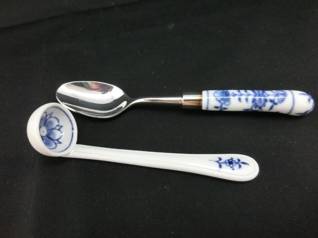 【マイセン】ブルーオニオン.スプーン各種 マイセン スプーン＆フォーク ブルーオニオン/散らし小花(スキャタード