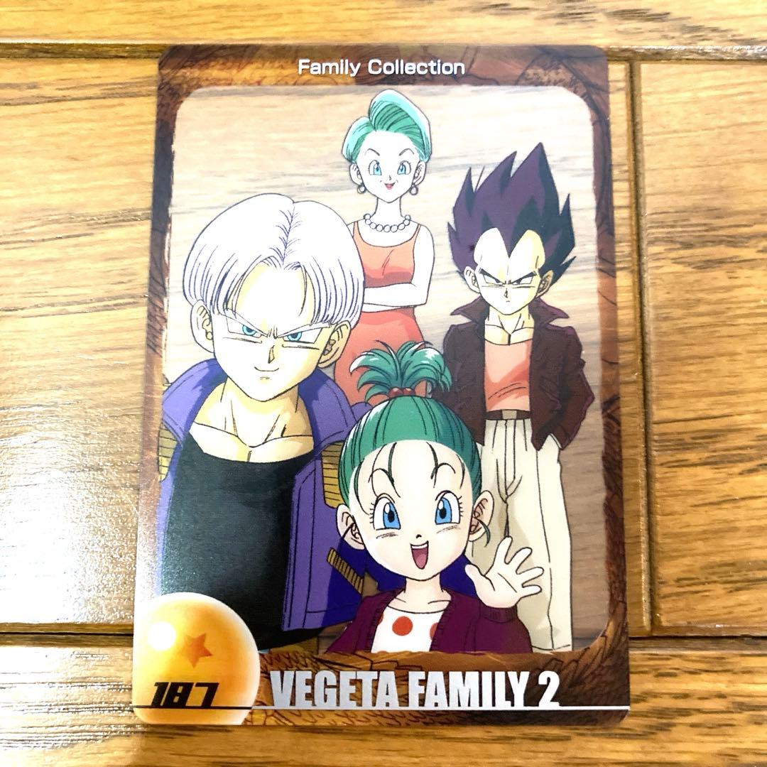ベジータファミリー トレカ ドラゴンボールZ 鳥山明 トランクス 家族