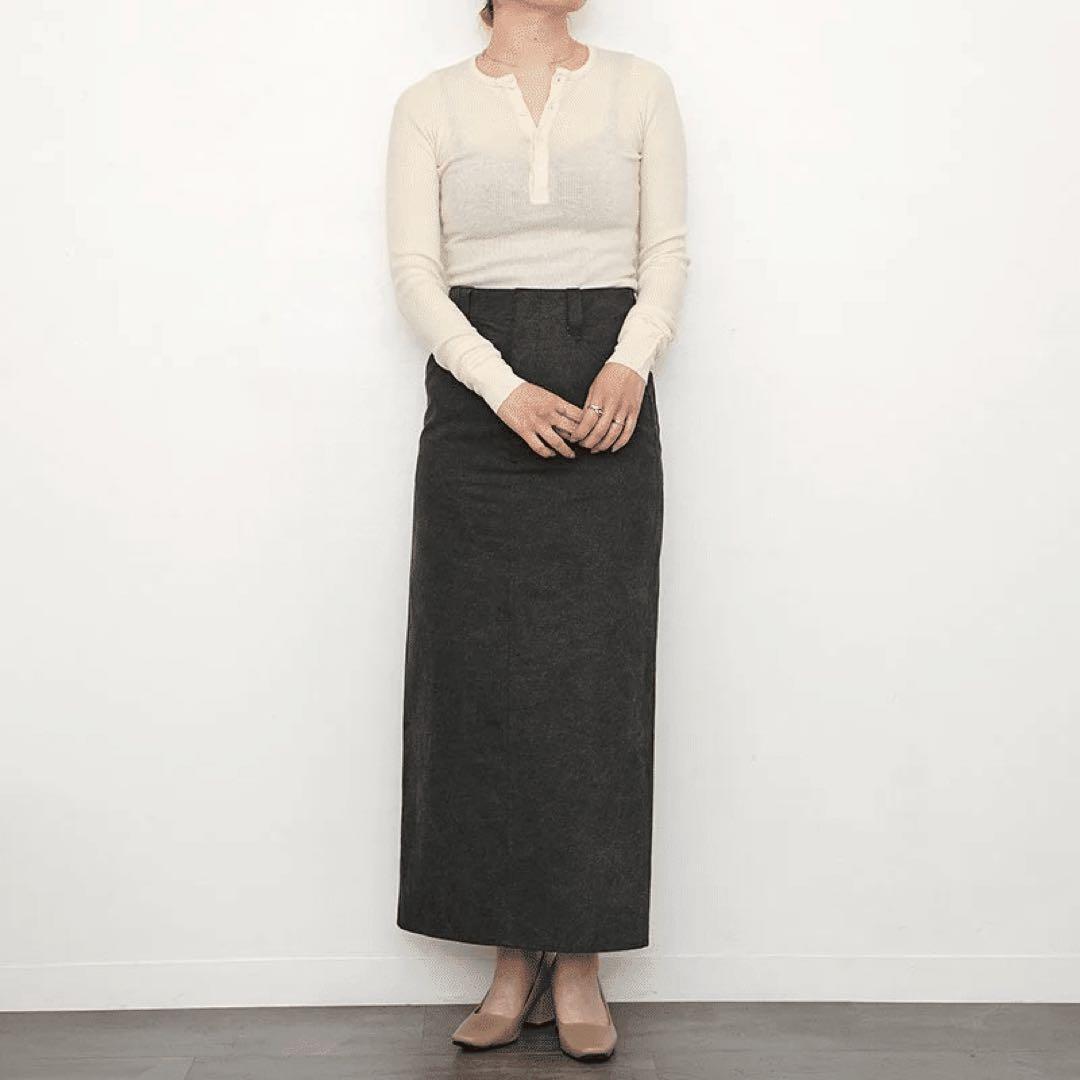 トップス AURALEE ORGANIC SOFT RIB HENLEY NECK L/S ORGANIC SOFT RIB HENLEY NECK L/S TEE #TURQUOISE BLUE [A24SP03OT