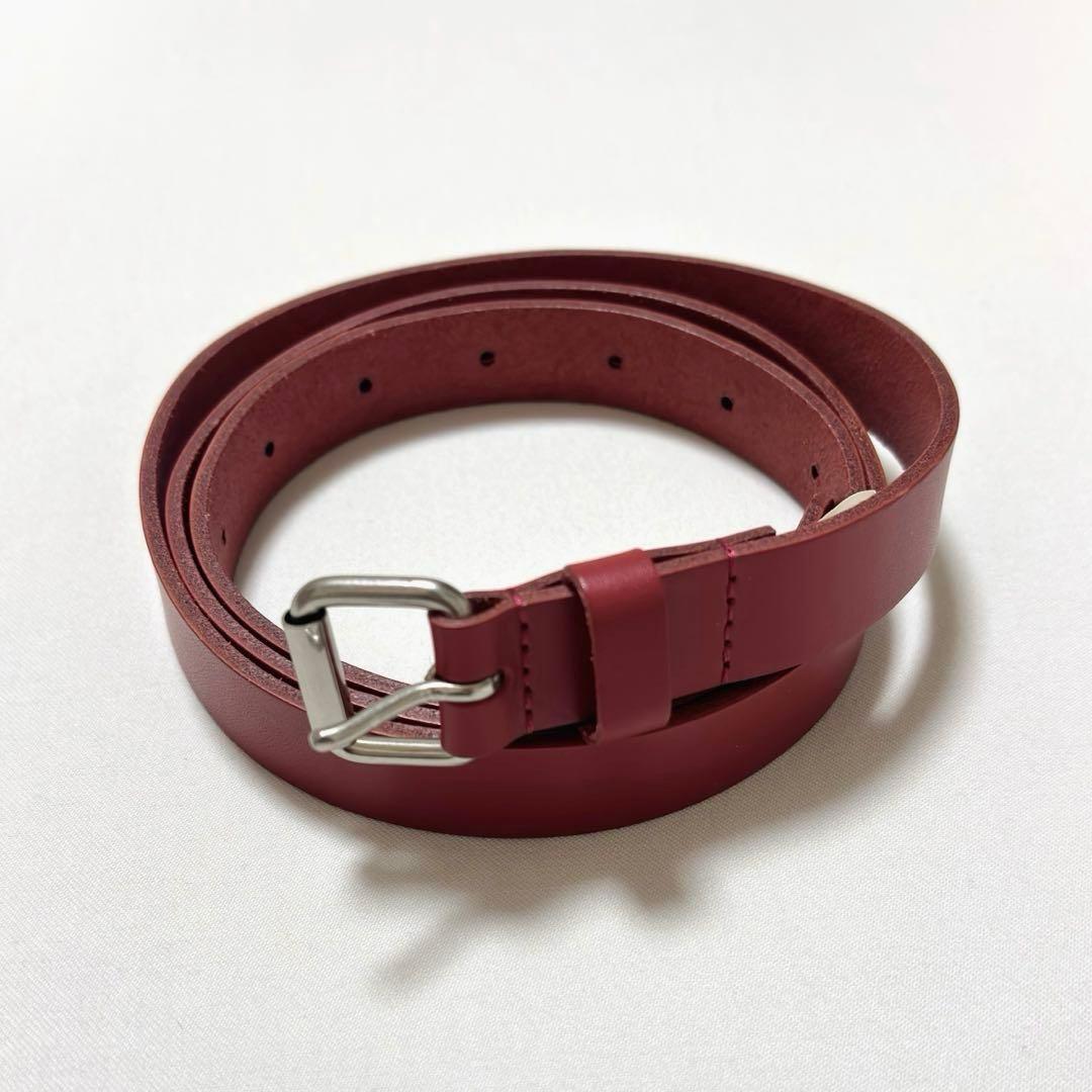 希少 00s コムデギャルソンオムプリュス カウレザーナローベルトarchive コムデギャルソンオムプリュスCOMME des GARCONS HOMME PLUS エンボス