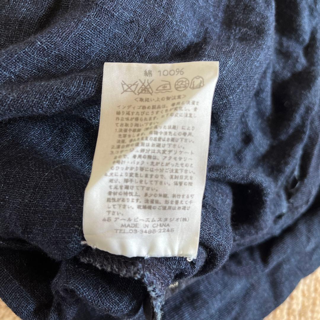 45RPM インディゴブルー シャツ ブラウス - メルカリ