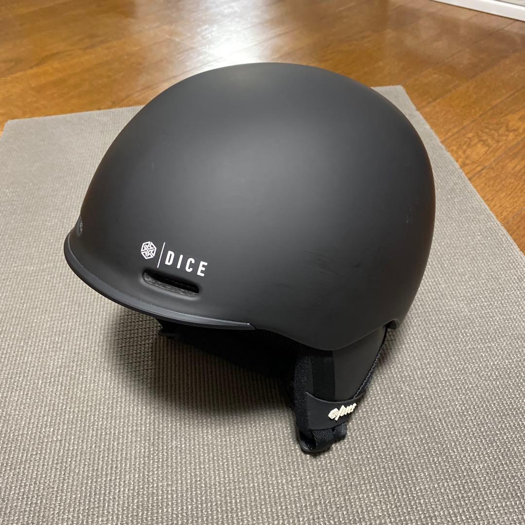 DICE D6ダイススキー スノーボード ヘルメット マットブラック DICE（ダイス） 2025 DICE D6 ヘルメット MBK マットブラック スキー