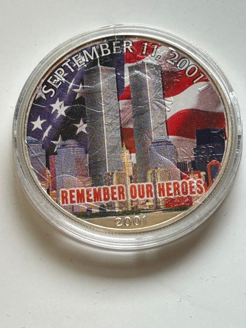 ジ*ト様 2001年9月11日 1オンス純銀 ジ*ト様 2001年9月11日 1オンス純銀 84445
