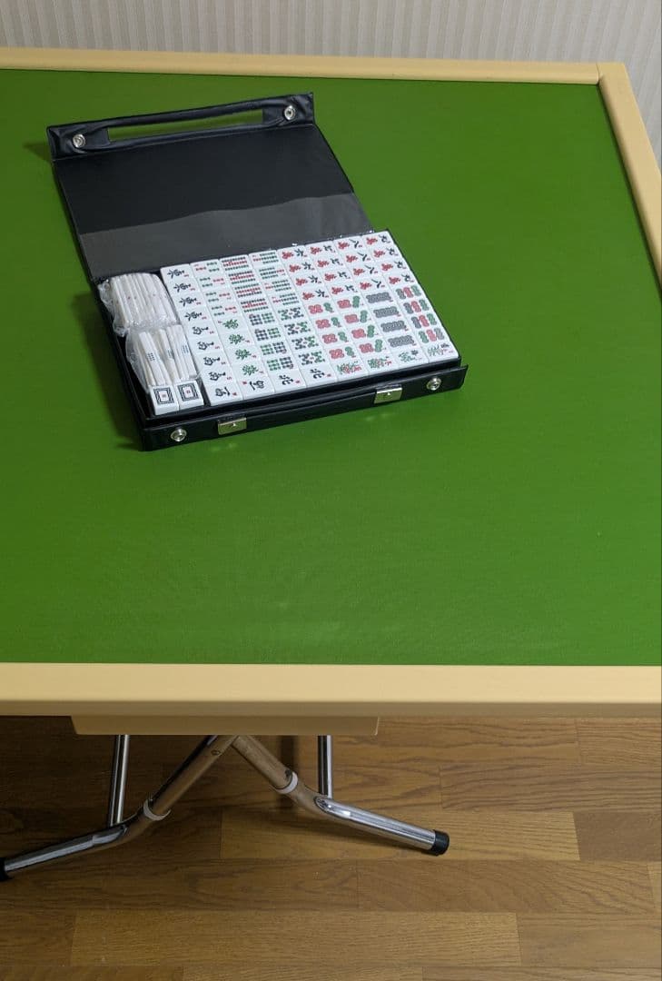 折りたたみ式麻雀台(手積み)ダイニングテーブル 約90cm x 90cm＋麻雀牌 楽天市場】手積み麻雀卓 麻雀台 こたつ 折りたたみ麻雀卓 家庭用 屋外