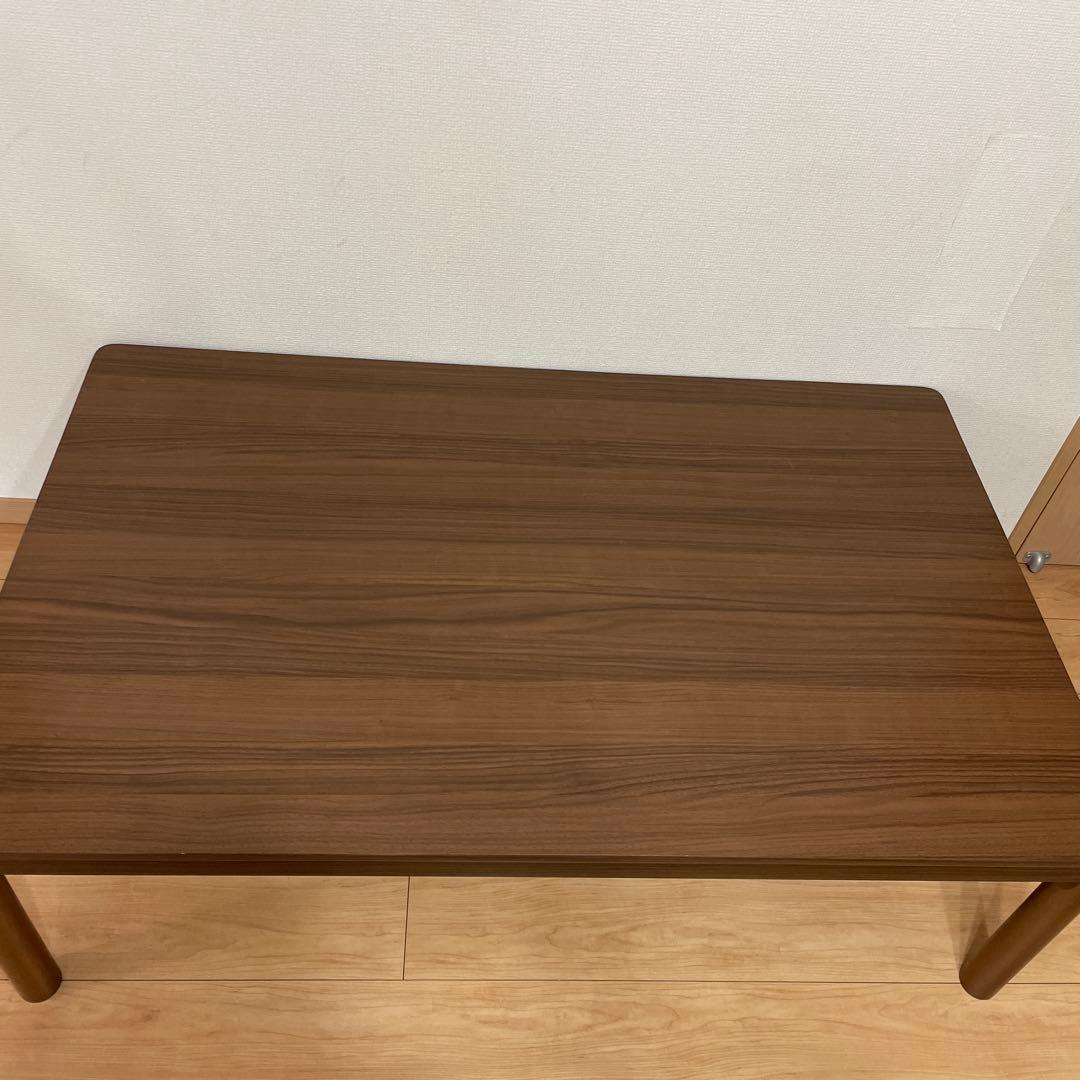 直接取引　長方形 こたつ コタツ ブラウン 茶 テーブル 机 こたつ テーブル 幅135cm 継脚付き ウォールナット 節入り 長方形
