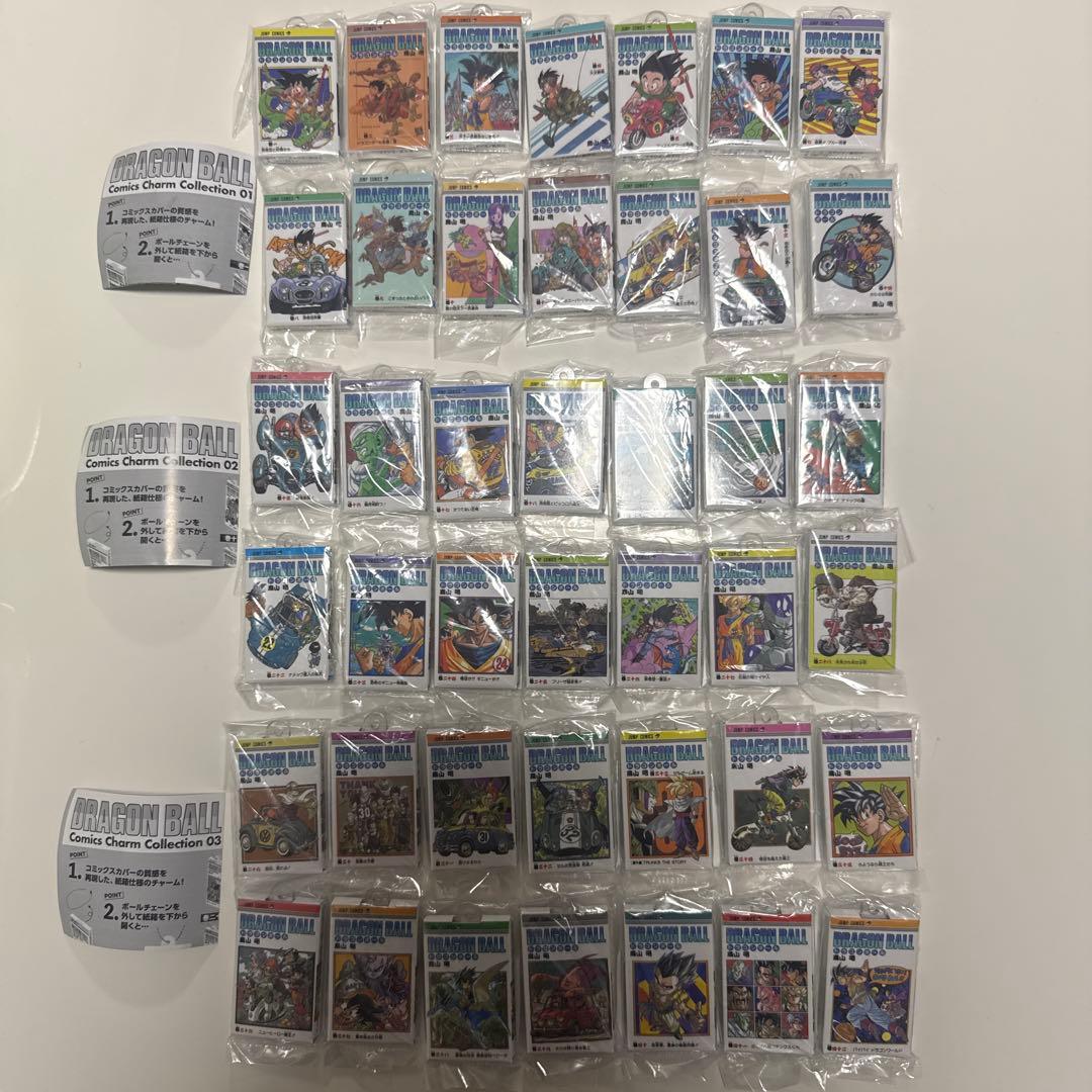 ドラゴンボール　コミックスチャームコレクション　42巻　全種 ドラゴンボール コミックスチャーム 42巻コンプリートアクリルケース付