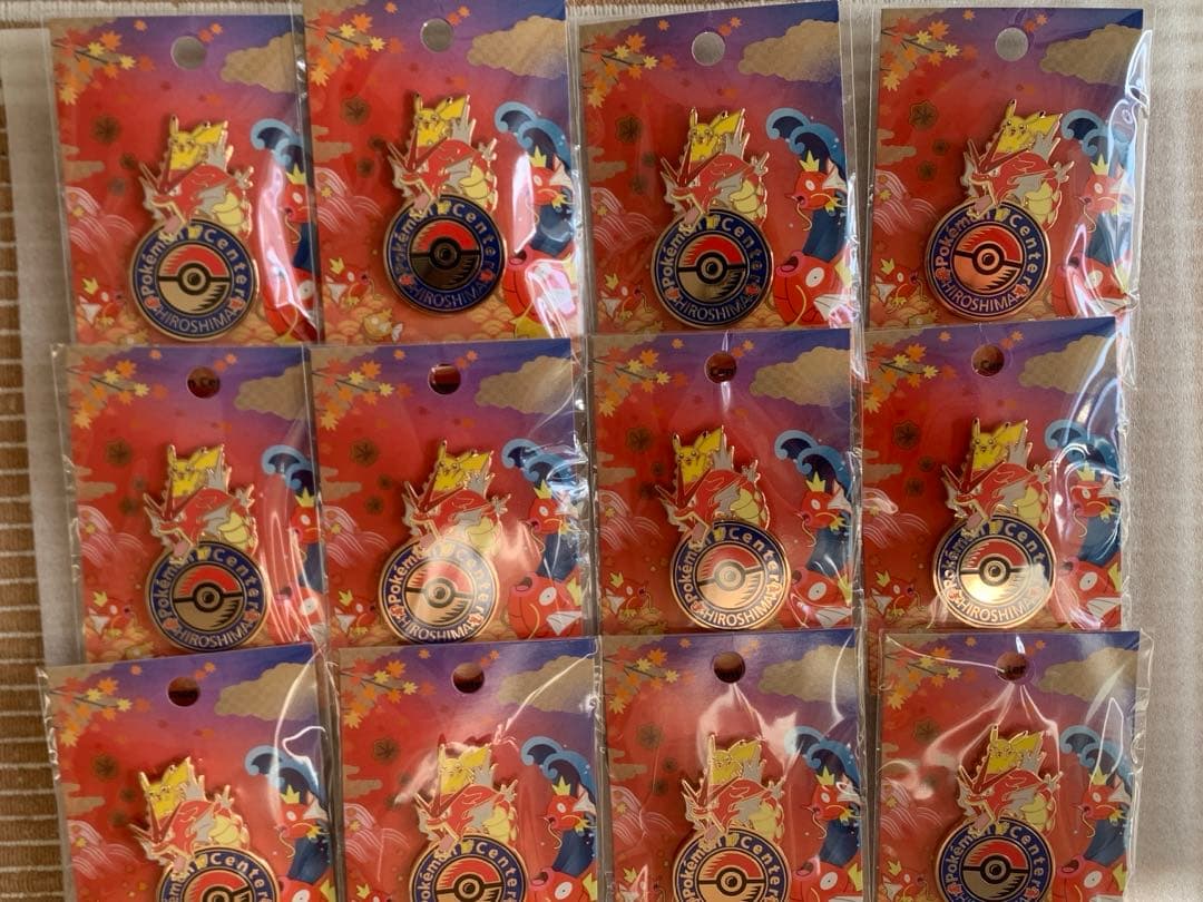 ポケモンセンターヒロシマ 広島　ロゴピンズ12個 ポケモンセンター広島限定2個ロゴピンズ - メルカリ
