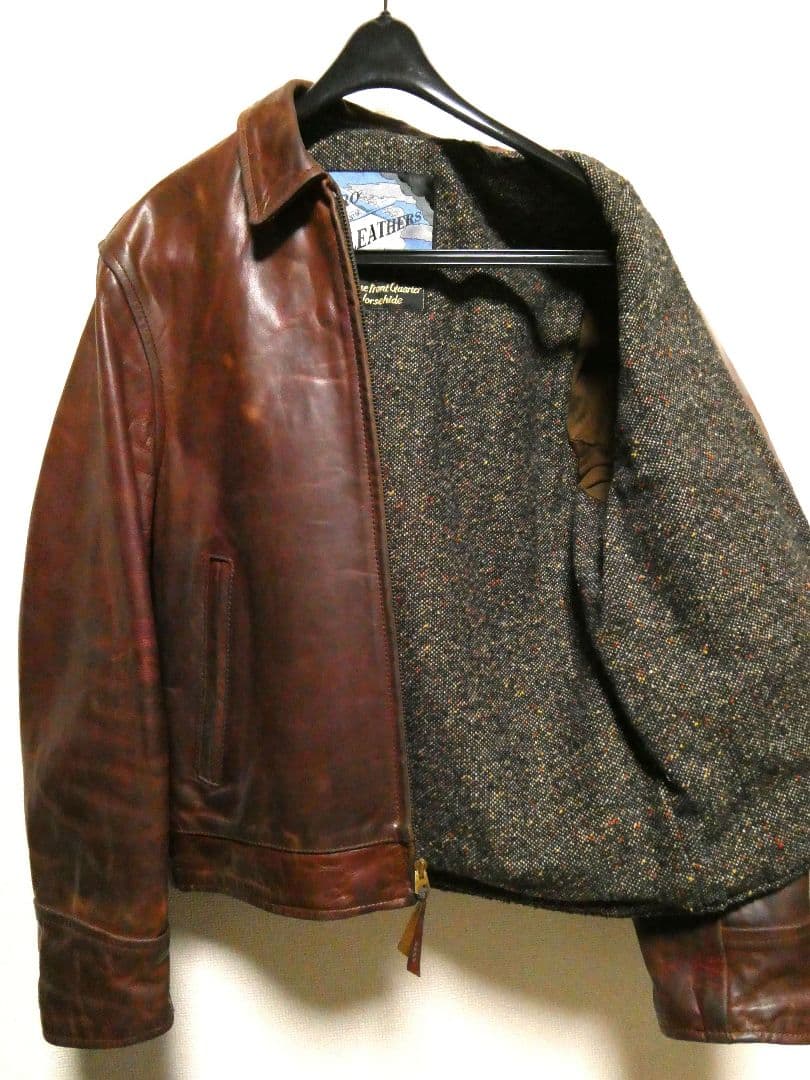 5th飛行機タグ！エアロレザーハイウェイマン馬革ホースハイド