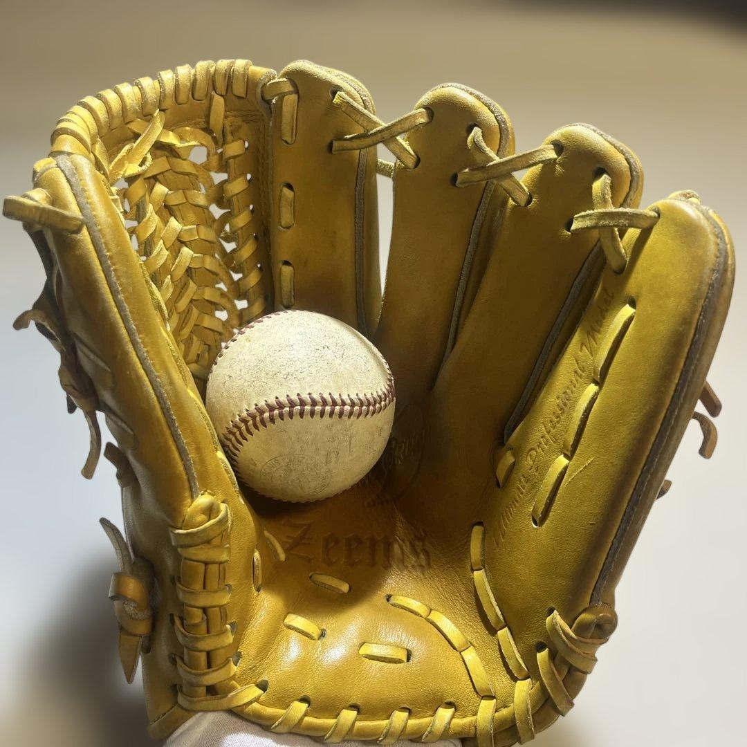 Zeems 少年硬式グローブ イエロー Zeems