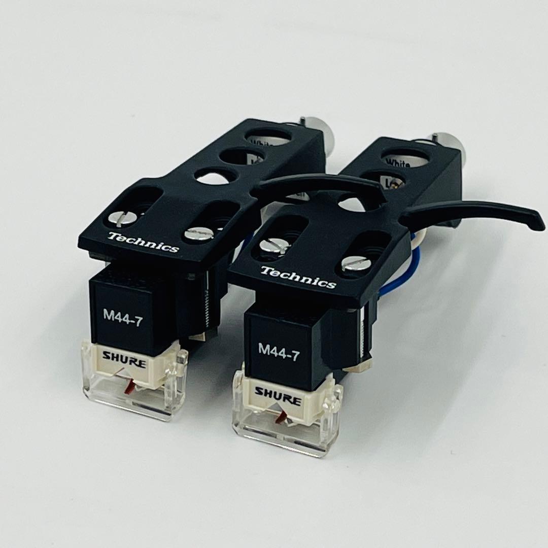 SHURE M44-7 カートリッジ Technics ヘッドシェル