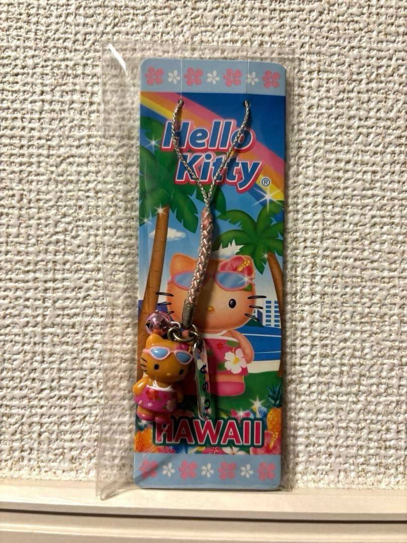 d*2様 【希少】日焼けハローキティ ハワイ ご当地 ストラップ ハローキティ ご当地ストラップ ハワイ ワイキキ 3487ハローキティ