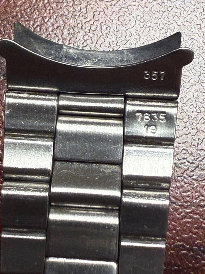 ROLEX ステンレススチール 巻きブレスレット 7835 19mm FF357