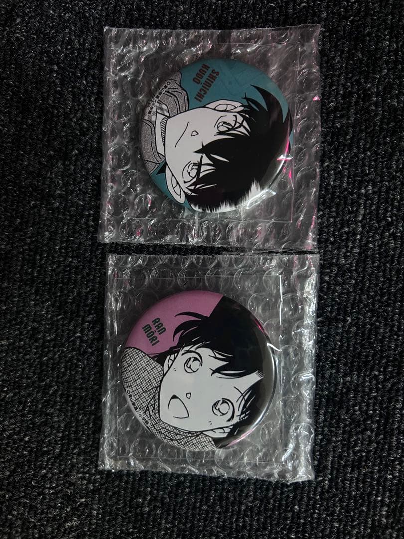 キャラクター缶バッジ 2個セット 名探偵工藤新一 毛利蘭 名探偵コナン 中国限定 永遠の一瞬 缶バッジ 工藤新一 毛利蘭 - メルカリ