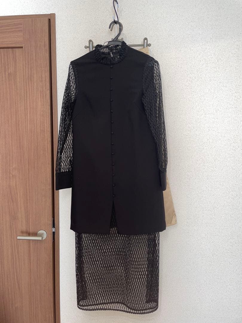 ameri MELON SLEEVE STRAIGHT DRESS - メルカリ