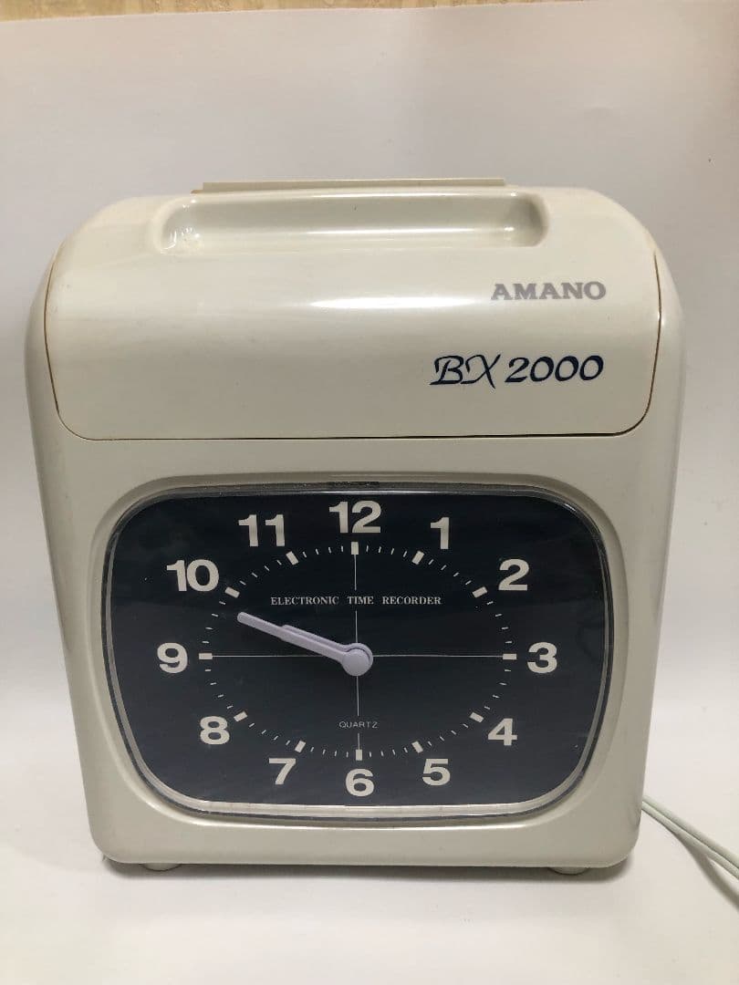 AMANO タイムレコーダー BX2000（タイムカード） BX2000J｜電子タイムレコーダー｜勤怠管理のアマノ株式会社