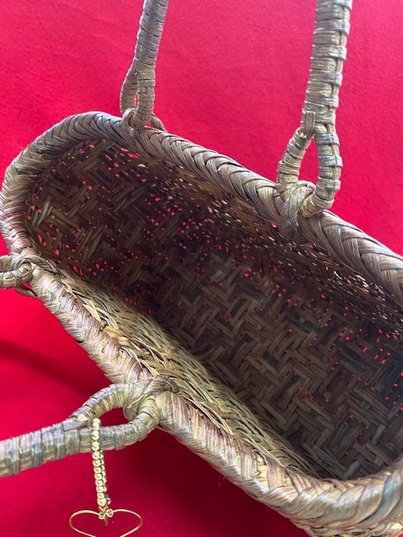 宮本工芸 山葡萄かごバッグ 国産品 桝あじろ編み 美の壺 伝統工芸品 山