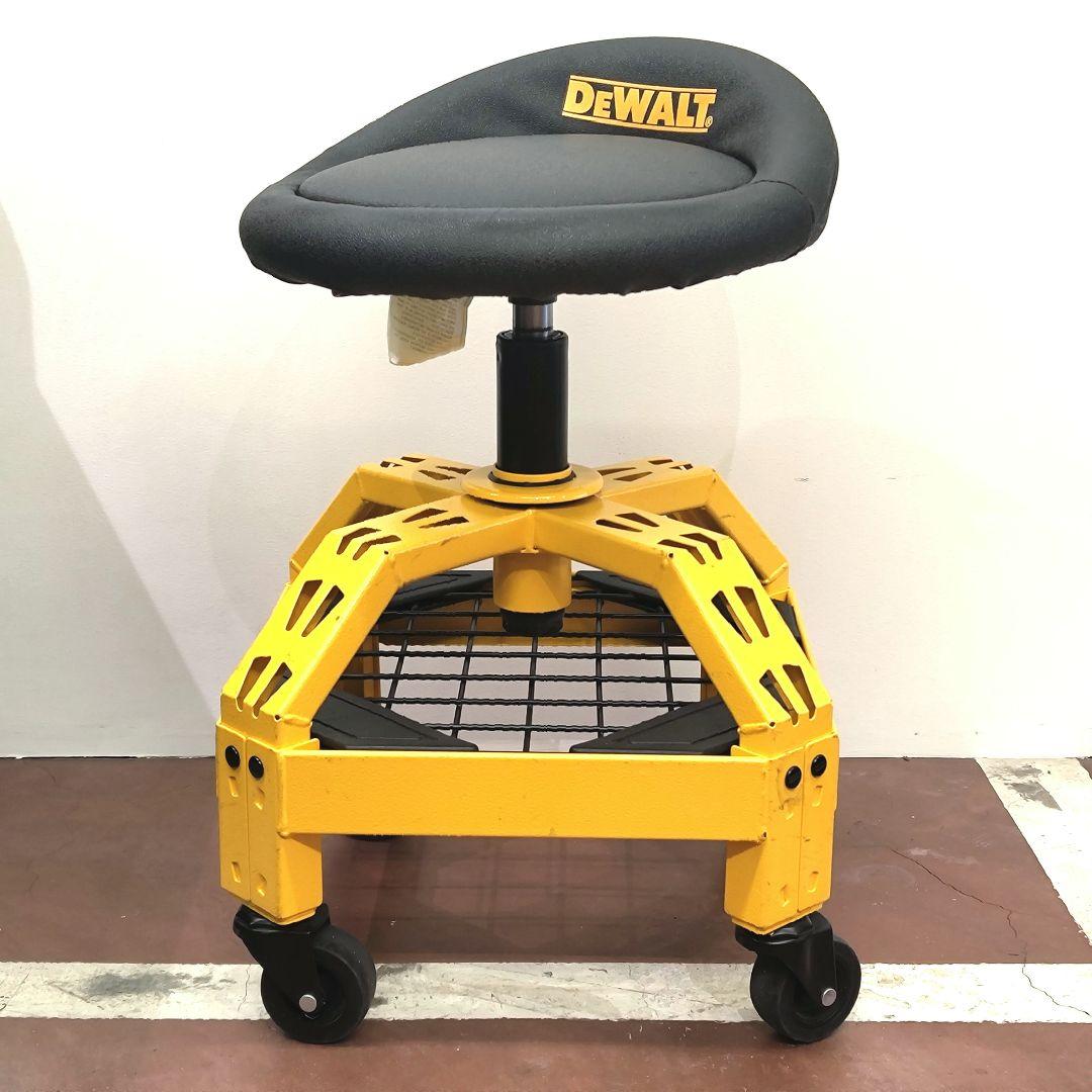 DEWALT（デウォルト） ガレージスツール Amazon｜DEWALT ガレージやショップ用 頑丈な金属製スツール 360回転