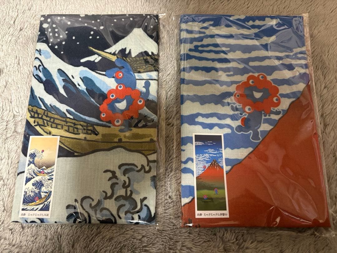 【入手困難】大阪関西万博　ミャクミャク✖️北斎　手縫い 大阪関西万博2025】もっちりミャクミャクをつくってみた｜羊毛フェルト