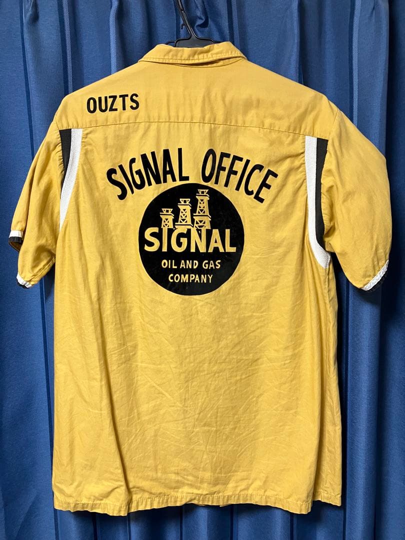 Hilton イエロー シャツ SIGNAL OFFICE 希少 MILITARY（ミリタリー） 実物 新品 デッドストック スペイン Correos