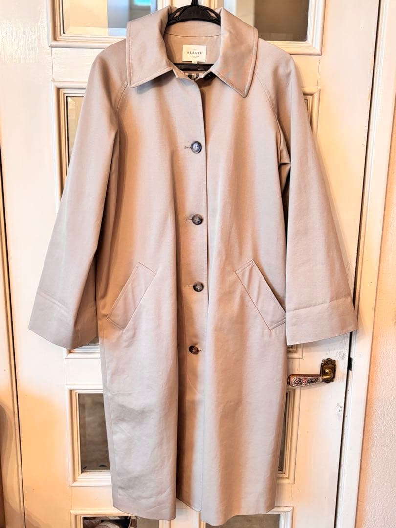 セザンヌCLYDEコートライトベージュサイズ34 - メルカリ