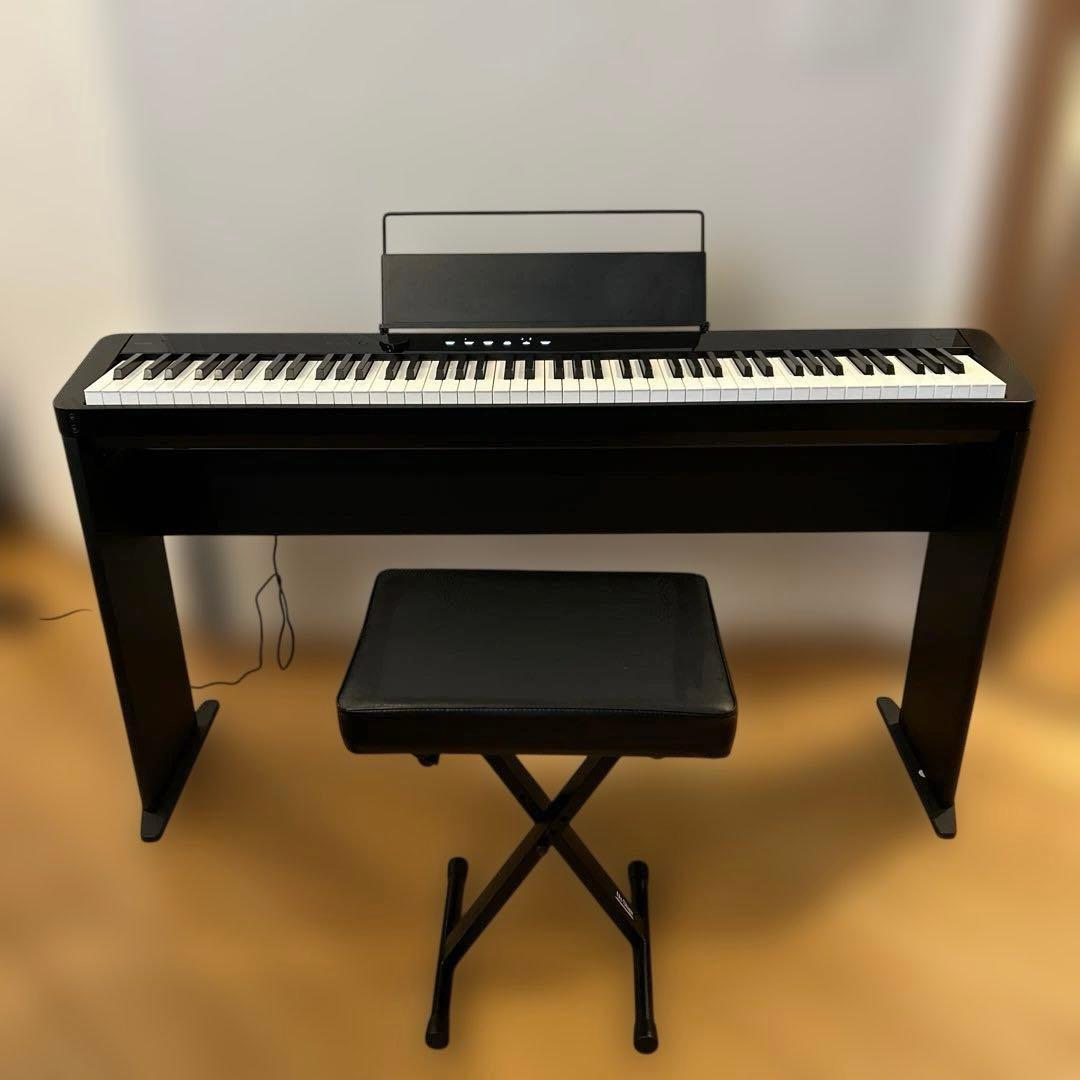 美品CASIO 電子ピアノ【PX-S1100】2021年製　スタンド付 カシオ CASIO Privia PX-S1100 RD 電子ピアノ キーボードスタンド 2点