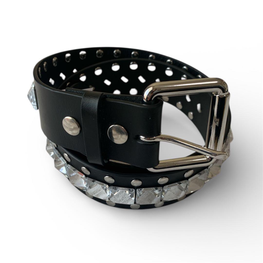 Supreme Number (N)ine(ナンバーナイン) スタッズ　ベルト Supreme - 【希少※L】Supreme/Number (N)ine Studded Beltの通販 by Da
