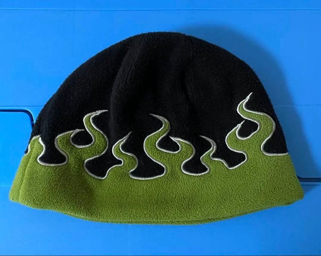 90s L.L.Bean ファイヤー　フレイム　ビーニーキャップ　M