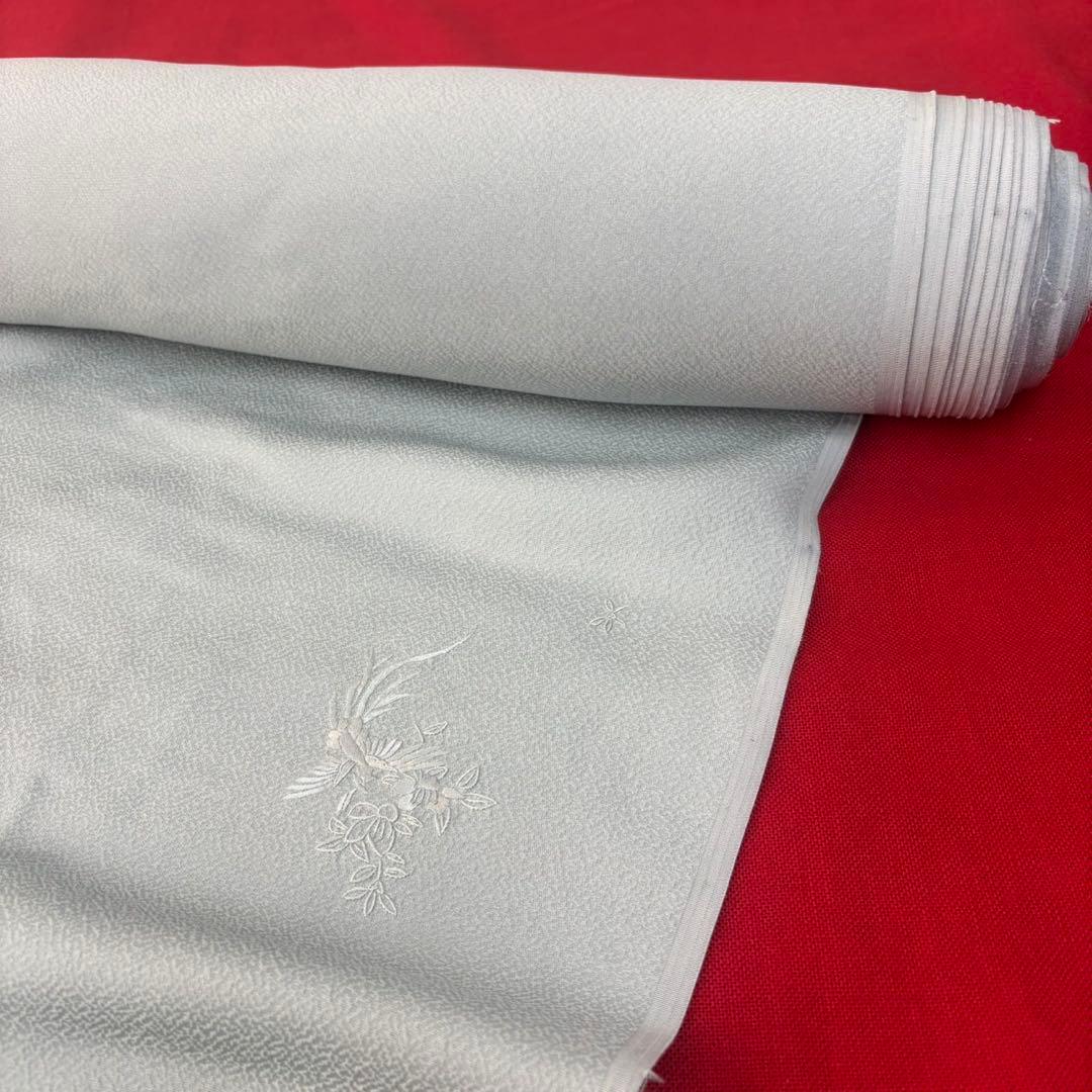 色無地反物　蘇州刺繍 未使用　アイスブルー 作業服・作業用品 ノータック ワークパンツ アイトスAITOZ az-5120