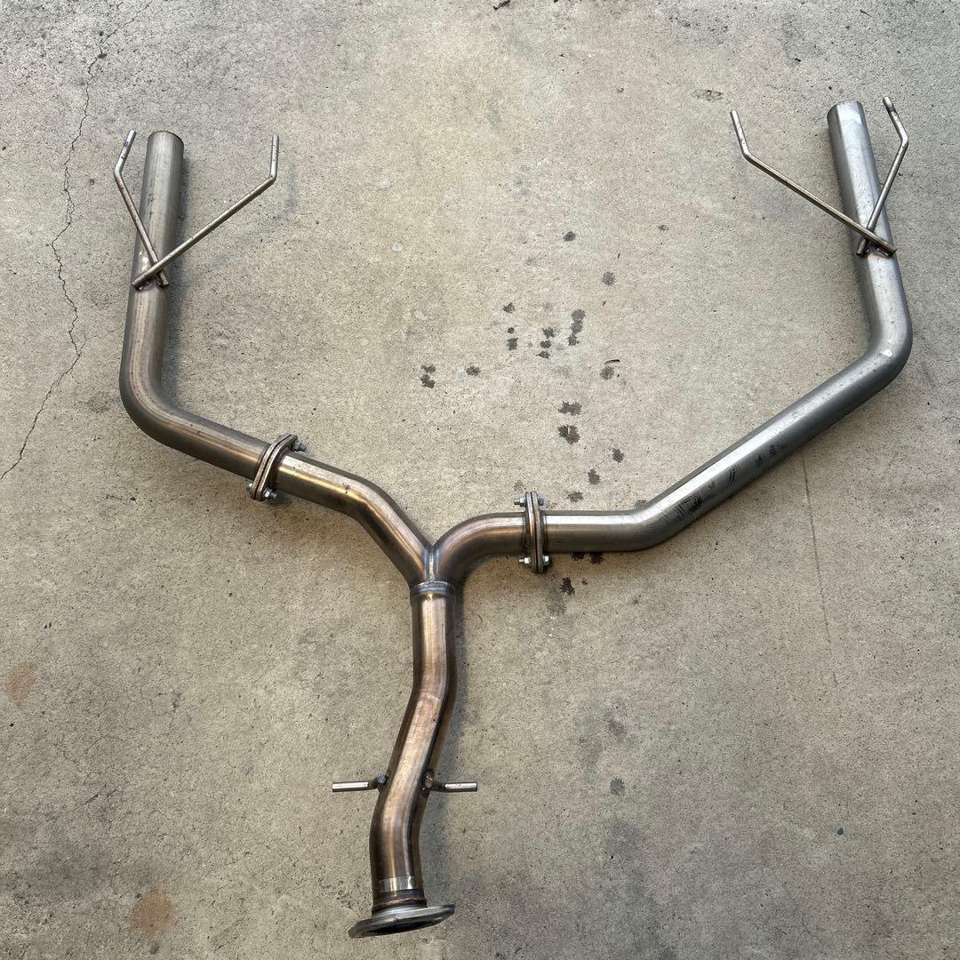 マークX リアピース ストレートマフラー 130系マークX！オリジナルストレートマフラー！リアピース4本出し